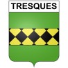 Tresques 30 ville Stickers blason autocollant adhésif
