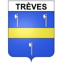 Trèves Sticker wappen, gelsenkirchen, augsburg, klebender aufkleber