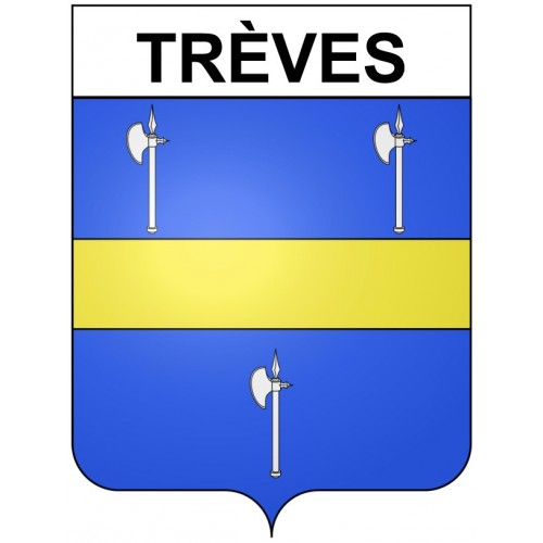 Stickers coat of arms Bazas adhesive sticker