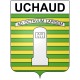 Uchaud 30 ville Stickers blason autocollant adhésif