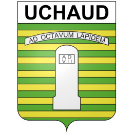 Uchaud 30 ville Stickers blason autocollant adhésif