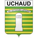 Uchaud 30 ville Stickers blason autocollant adhésif
