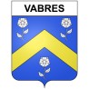 Vabres 30 ville Stickers blason autocollant adhésif