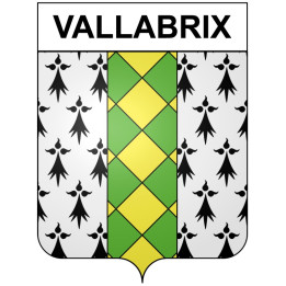 Vallabrix 30 ville Stickers blason autocollant adhésif