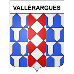 Vallérargues 30 ville Stickers blason autocollant adhésif