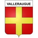 Pegatinas escudo de armas de Valleraugue adhesivo de la etiqueta engomada