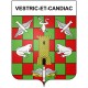 Stickers coat of arms Bazas adhesive sticker