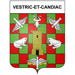 Stickers coat of arms Bazas adhesive sticker