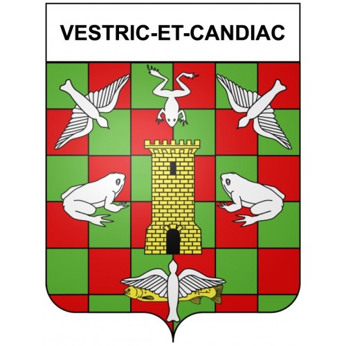 Stickers coat of arms Bazas adhesive sticker