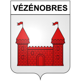 Stickers coat of arms Bazas adhesive sticker