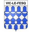 Stickers coat of arms Bazas adhesive sticker