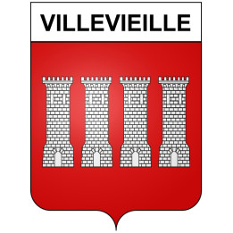 Stickers coat of arms Bazas adhesive sticker