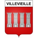 Stickers coat of arms Bazas adhesive sticker