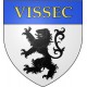 Vissec 30 ville Stickers blason autocollant adhésif