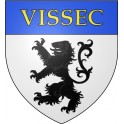 Stickers coat of arms Vissec adhesive sticker