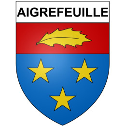 Aigrefeuille 31 ville Stickers blason autocollant adhésif