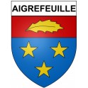 Aigrefeuille 31 ville Stickers blason autocollant adhésif