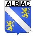 Stickers coat of arms Bazas adhesive sticker