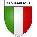 Argut-Dessous 31 ville Stickers blason autocollant adhésif