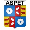 Stickers coat of arms Bazas adhesive sticker
