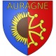 Auragne 31 ville Stickers blason autocollant adhésif