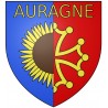 Auragne 31 ville Stickers blason autocollant adhésif