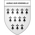Auriac-sur-Vendinelle 31 ville Stickers blason autocollant adhésif