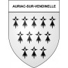 Auriac-sur-Vendinelle 31 ville Stickers blason autocollant adhésif