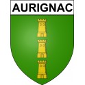 Aurignac 31 ville Stickers blason autocollant adhésif