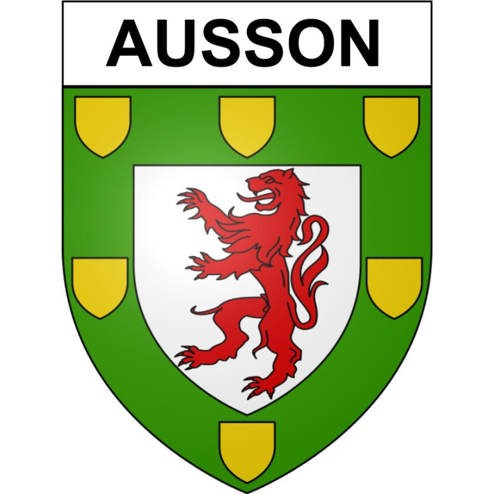 Ausson 31 ville Stickers blason autocollant adhésif