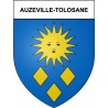 Auzeville-Tolosane 31 ville Stickers blason autocollant adhésif