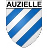 Auzielle 31 ville Stickers blason autocollant adhésif