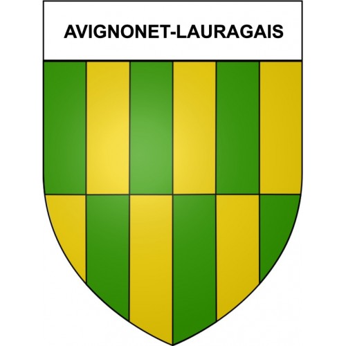 Avignonet-Lauragais 31 ville Stickers blason autocollant adhésif