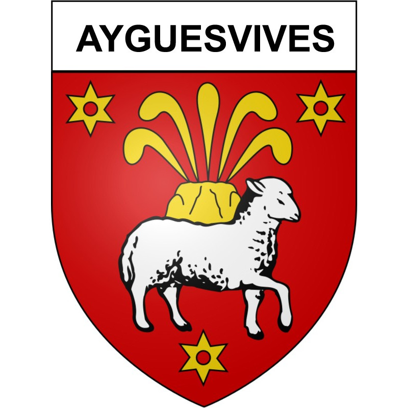 Stickers coat of arms Bazas adhesive sticker