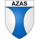 Azas 31 ville Stickers blason autocollant adhésif