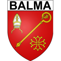 Balma 31 ville Stickers blason autocollant adhésif