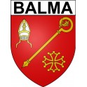 Balma 31 ville Stickers blason autocollant adhésif
