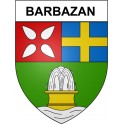 Stickers coat of arms Bazas adhesive sticker
