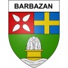 Barbazan 31 ville Stickers blason autocollant adhésif