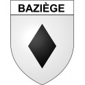 Baziège 31 ville Stickers blason autocollant adhésif