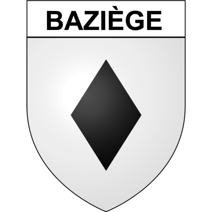 Stickers coat of arms Bazas adhesive sticker