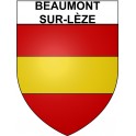 Beaumont-sur-Lèze 31 ville Stickers blason autocollant adhésif
