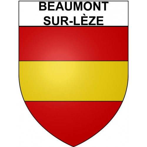 Beaumont-sur-Lèze 31 ville Stickers blason autocollant adhésif