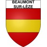 Beaumont-sur-Lèze 31 ville Stickers blason autocollant adhésif