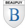 Beaupuy 31 ville Stickers blason autocollant adhésif