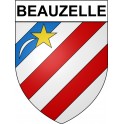 Stickers coat of arms Bazas adhesive sticker