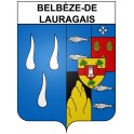 Bazas Sticker wappen, gelsenkirchen, augsburg, klebender aufkleber