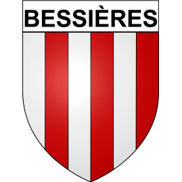 Stickers coat of arms Bazas adhesive sticker