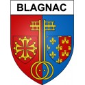 Bazas Sticker wappen, gelsenkirchen, augsburg, klebender aufkleber