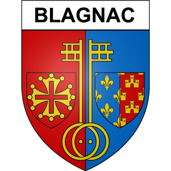 Blagnac 31 ville Stickers blason autocollant adhésif